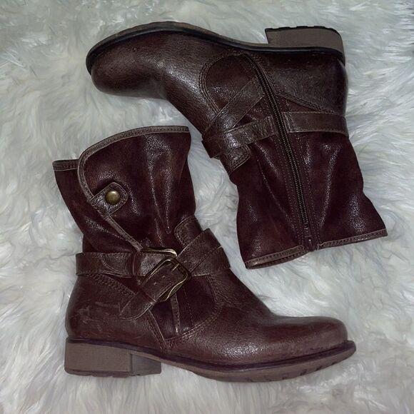 ✨Baretraps Sabella Brown Leather Ankle Boots - Picture 3 of 9